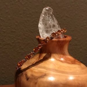 Serra Gaucha Citrine, Orange Sapphire Bracelet